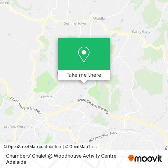 Chambers' Chalet @ Woodhouse Activity Centre map