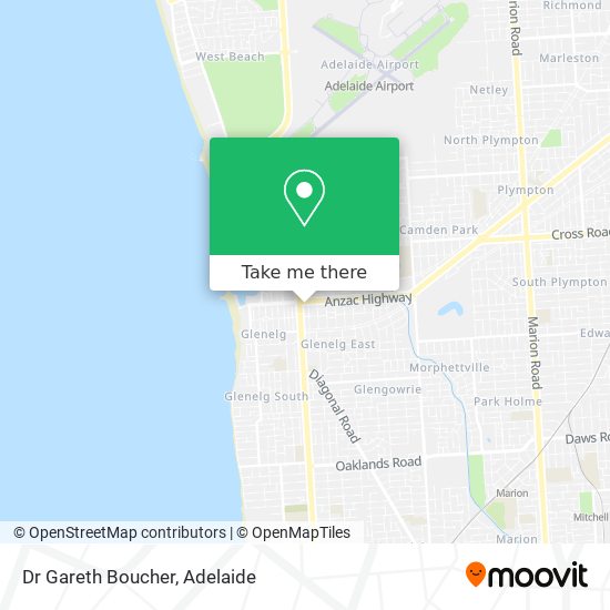 Dr Gareth Boucher map