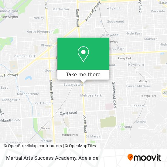 Mapa Martial Arts Success Academy