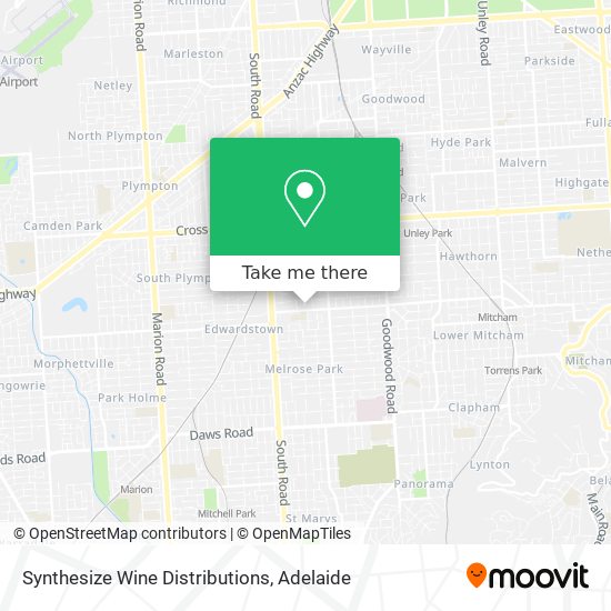 Mapa Synthesize Wine Distributions