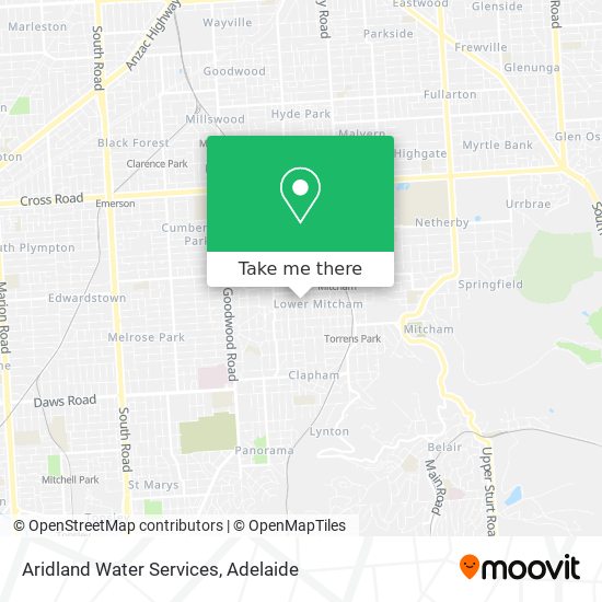 Mapa Aridland Water Services