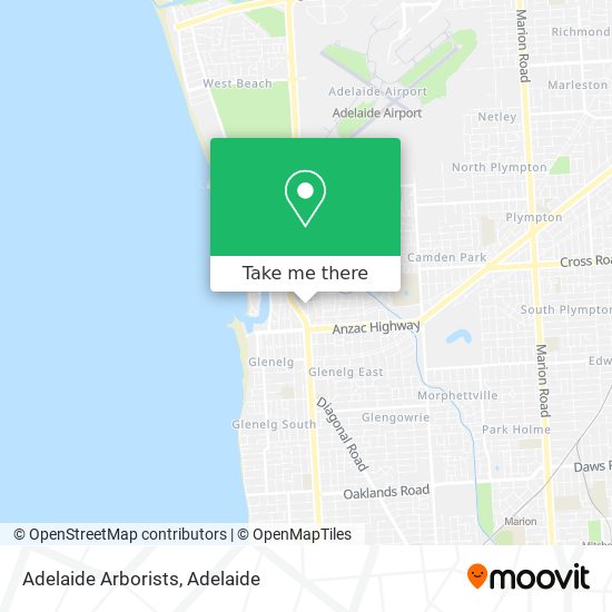 Adelaide Arborists map