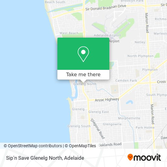 Sip'n Save Glenelg North map