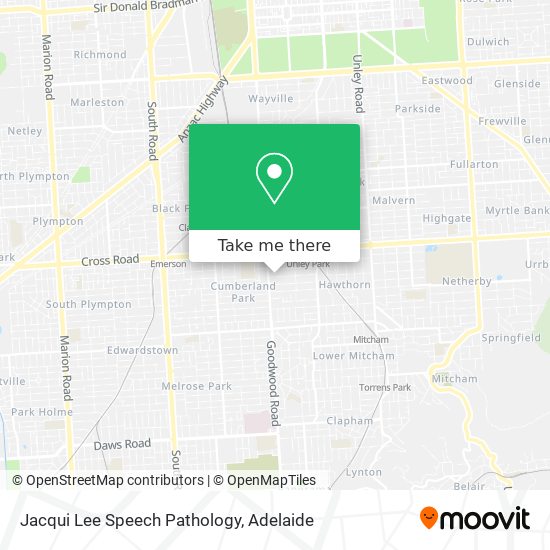 Jacqui Lee Speech Pathology map