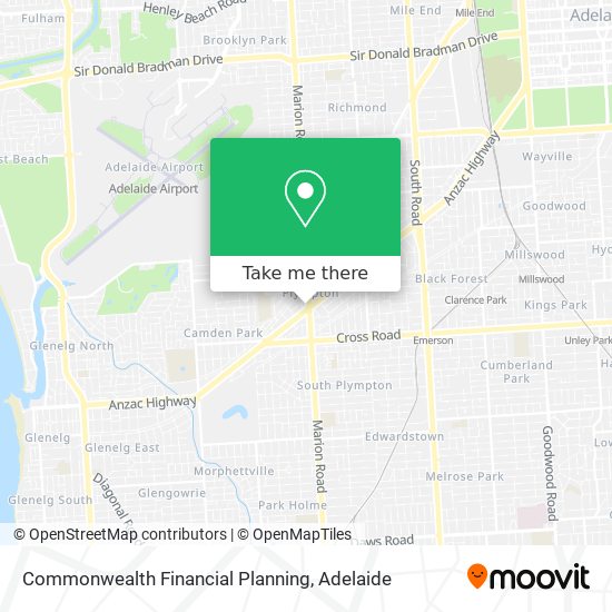 Commonwealth Financial Planning map