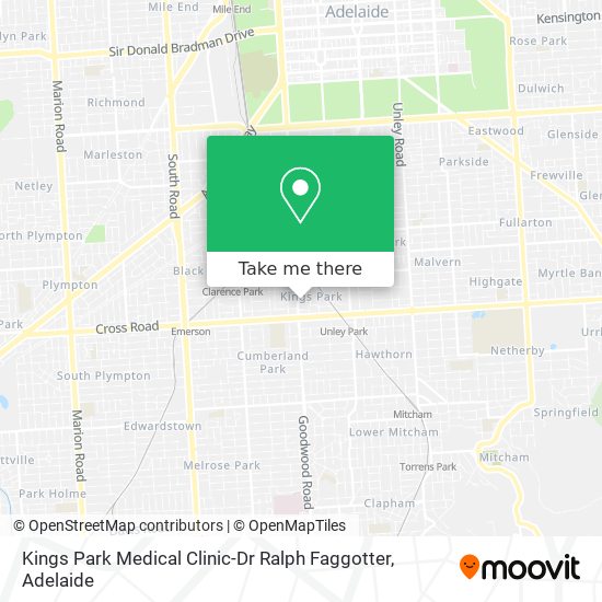 Kings Park Medical Clinic-Dr Ralph Faggotter map