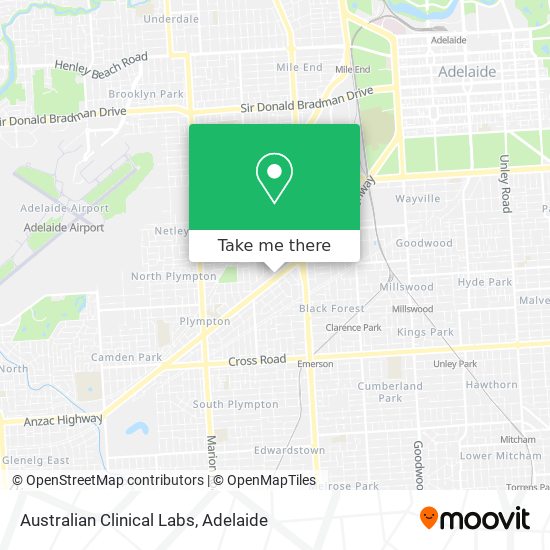 Mapa Australian Clinical Labs