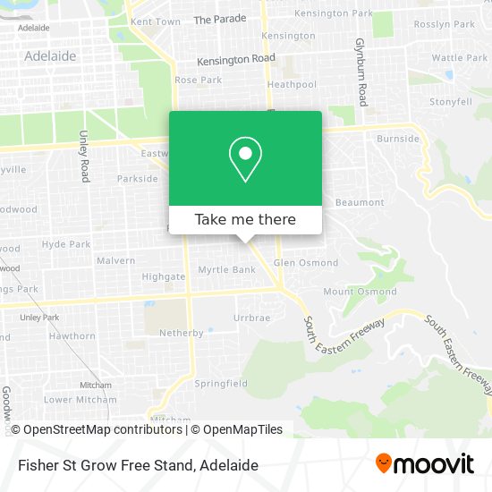 Fisher St Grow Free Stand map