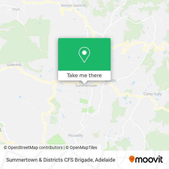 Summertown & Districts CFS Brigade map