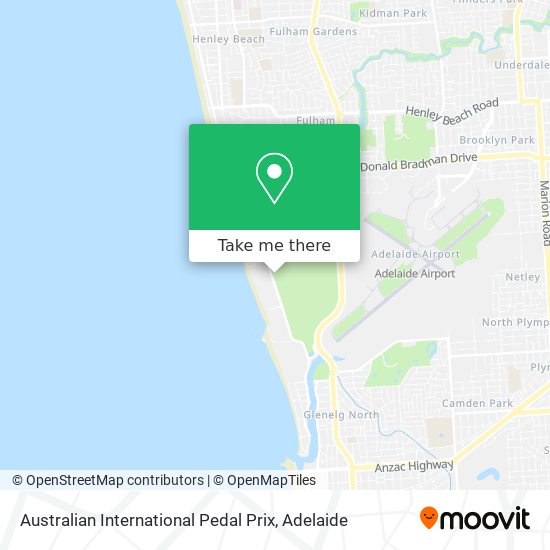 Mapa Australian International Pedal Prix