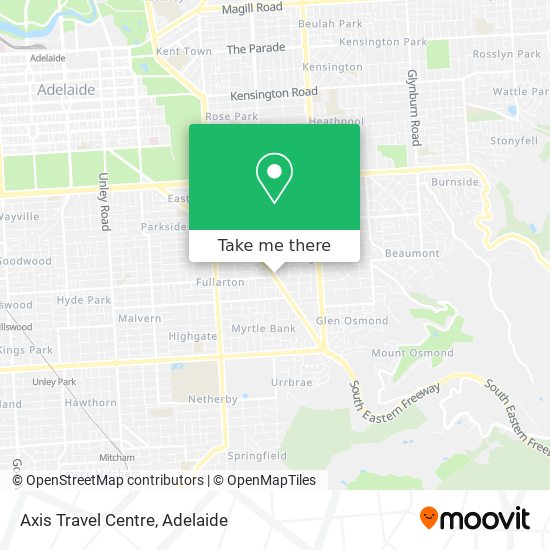 Axis Travel Centre map