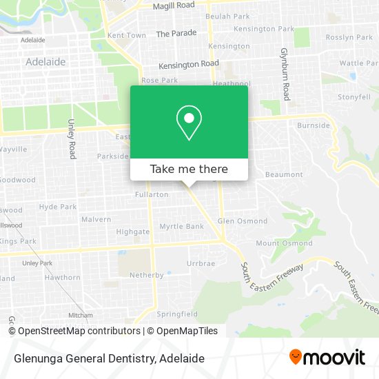 Glenunga General Dentistry map