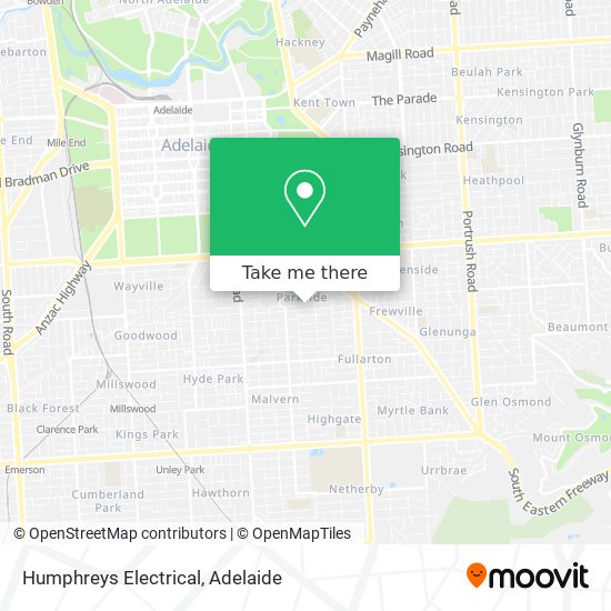 Mapa Humphreys Electrical