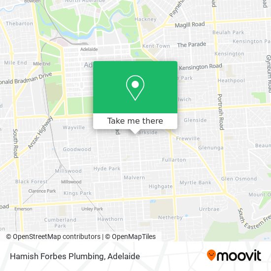 Hamish Forbes Plumbing map