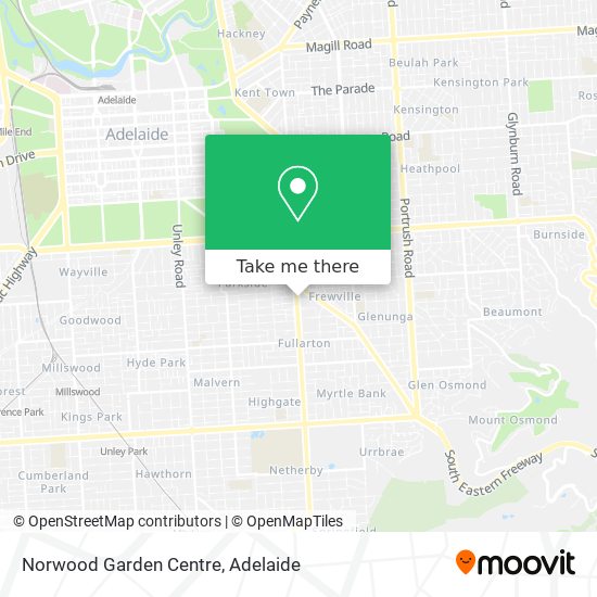 Norwood Garden Centre map