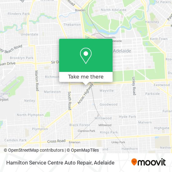 Hamilton Service Centre Auto Repair map