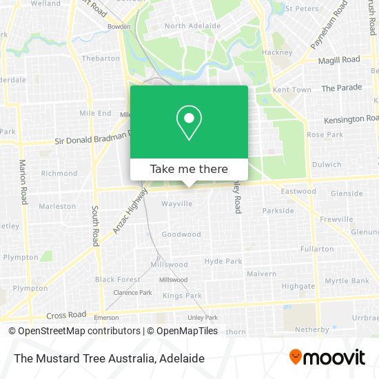 The Mustard Tree Australia map