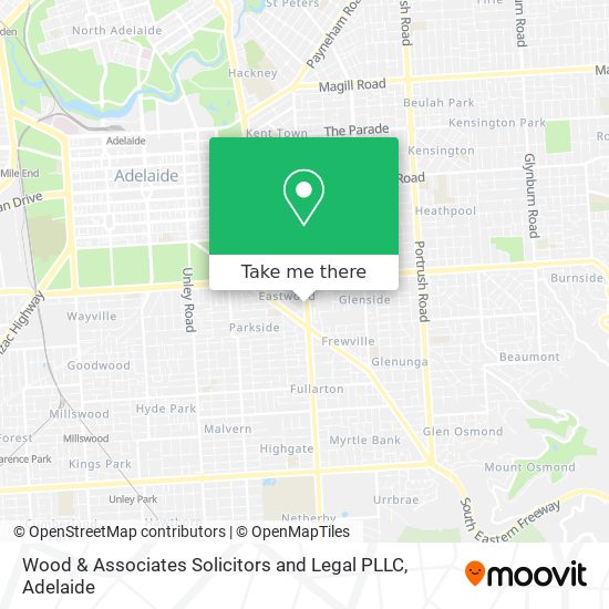 Wood & Associates Solicitors and Legal PLLC map