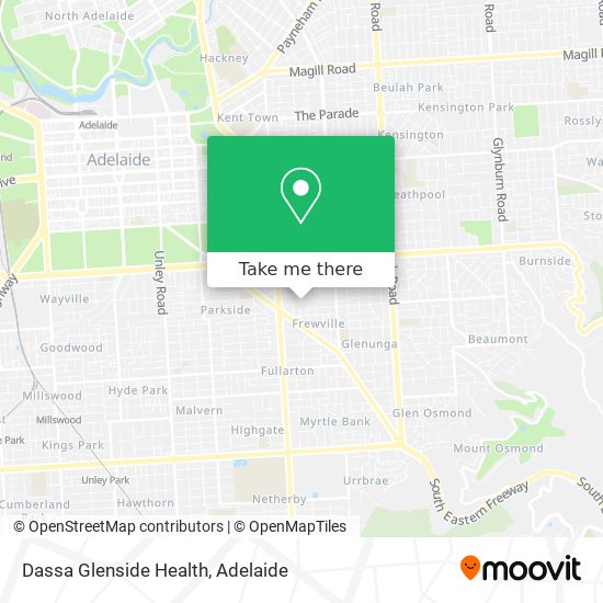 Mapa Dassa Glenside Health