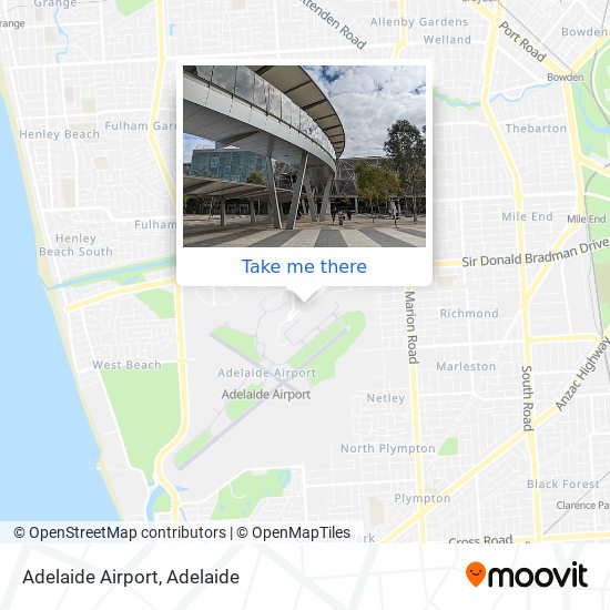 Adelaide Airport map