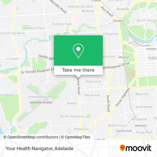 Your Health Navigator map