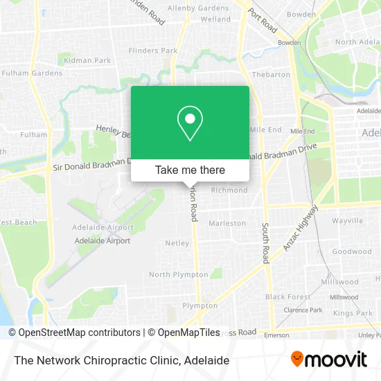Mapa The Network Chiropractic Clinic