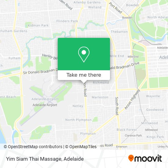 Yim Siam Thai Massage map