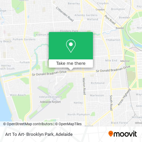 Art To Art- Brooklyn Park map