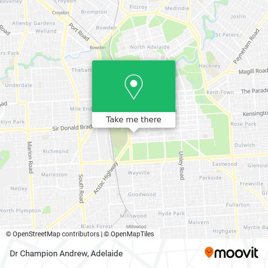 Dr Champion Andrew map