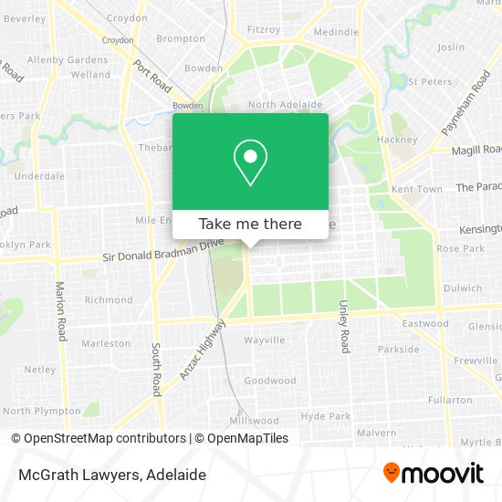 McGrath Lawyers map