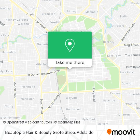 Beautopia Hair & Beauty Grote Stree map