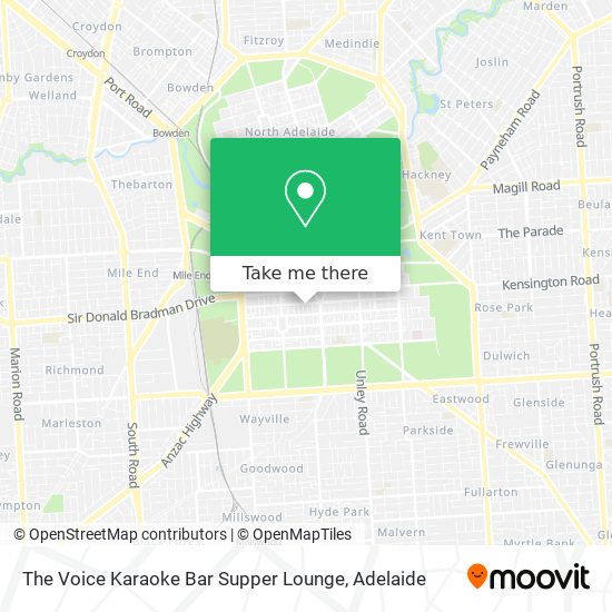 The Voice Karaoke Bar Supper Lounge map