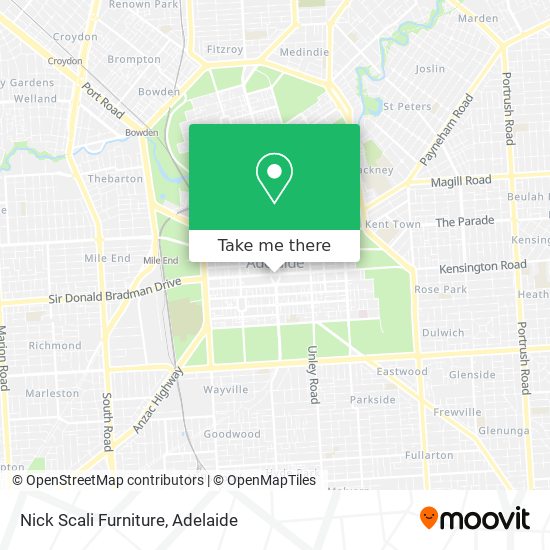 Nick Scali Furniture map