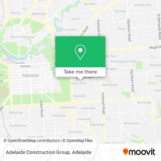Adelaide Construction Group map