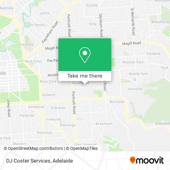 DJ Coster Services map