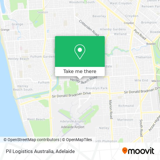 Mapa Pil Logistics Australia