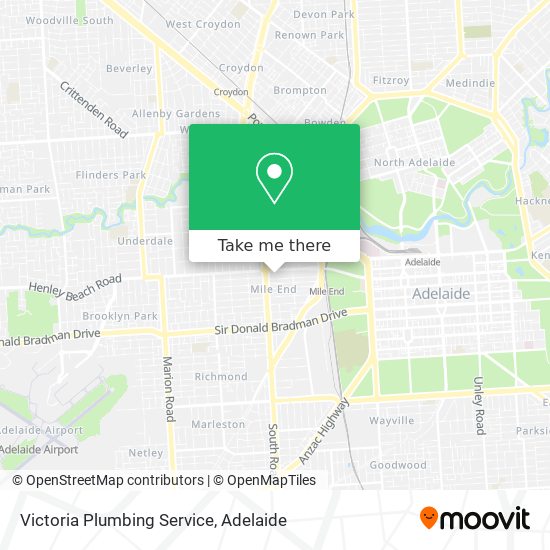 Victoria Plumbing Service map