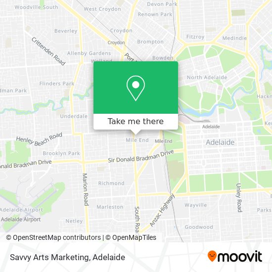 Savvy Arts Marketing map