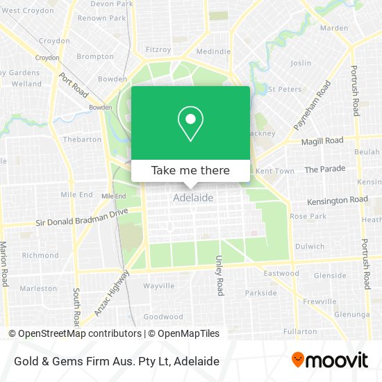 Gold & Gems Firm Aus. Pty Lt map