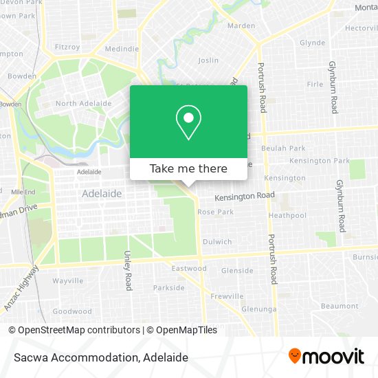 Sacwa Accommodation map