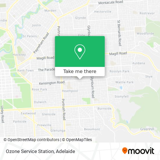 Ozone Service Station map