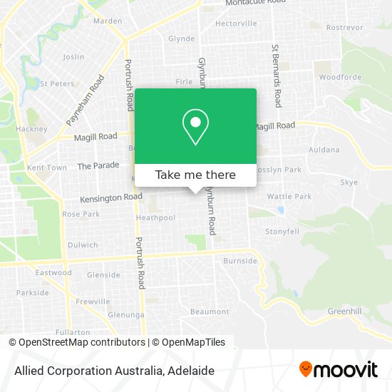 Mapa Allied Corporation Australia