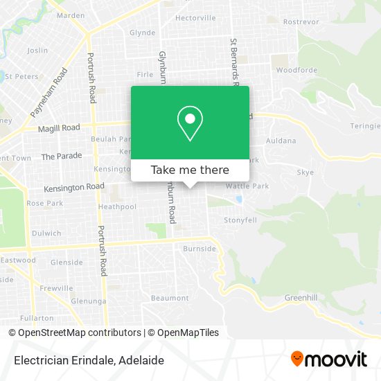 Mapa Electrician Erindale