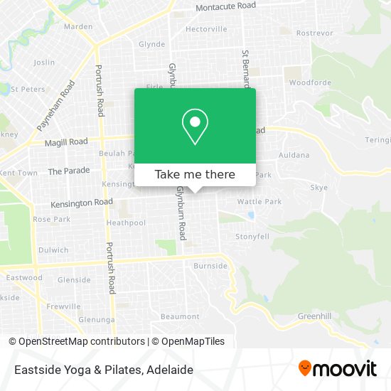 Mapa Eastside Yoga & Pilates