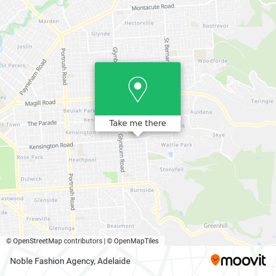 Mapa Noble Fashion Agency