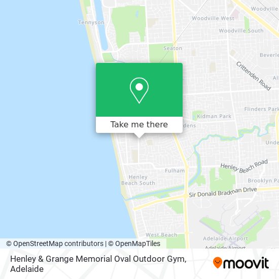 Mapa Henley & Grange Memorial Oval Outdoor Gym