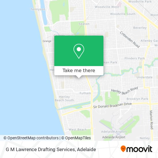 G M Lawrence Drafting Services map