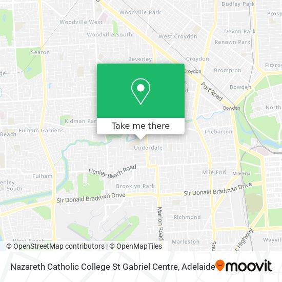 Nazareth Catholic College St Gabriel Centre map