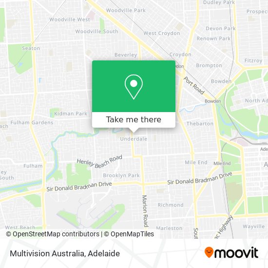 Mapa Multivision Australia