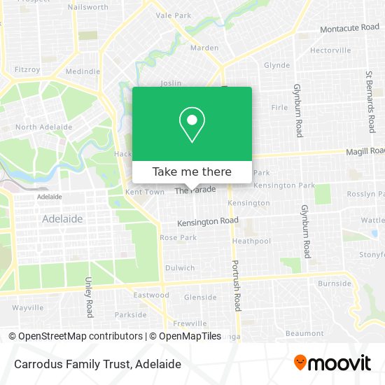 Carrodus Family Trust map